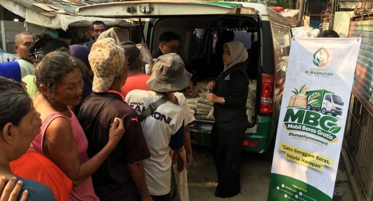 Alhamdulillah, Laznas Al-Washliyah Kembali Hadirkan Mobil Beras Gratis di Tanah Merah, Kelapa Gading untuk 70 Penerima Manfaat